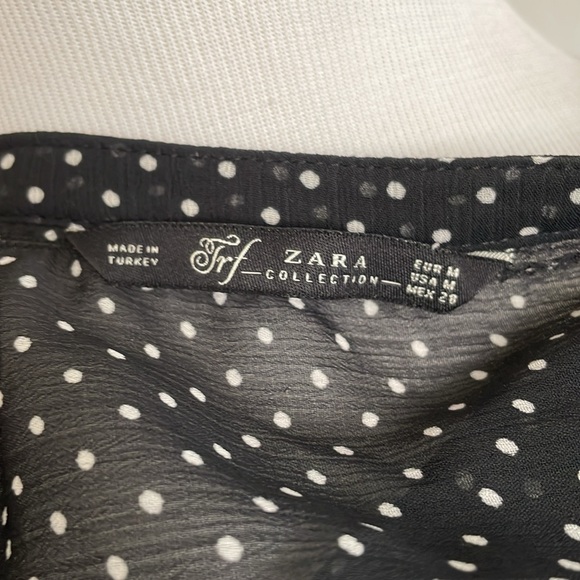 ZARA | Sheer Button Up Blouse - Picture 5 of 6